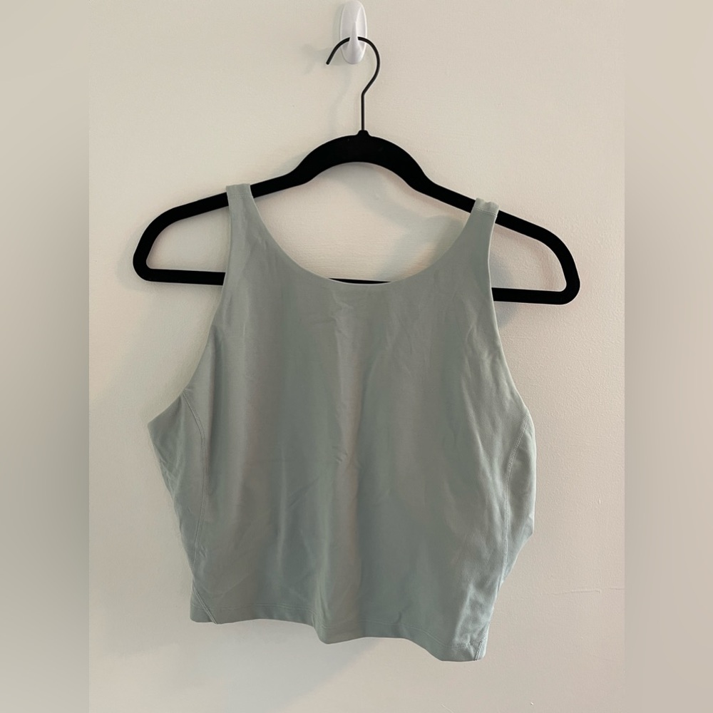 Blue/green lululemon align high-neck tank top